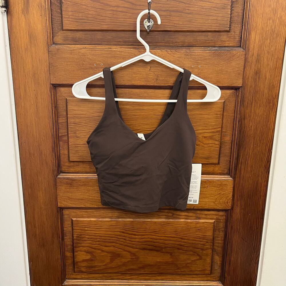 Lululemon Align Tank Top sz 6 Espresso Brown NWT's $68 Women's